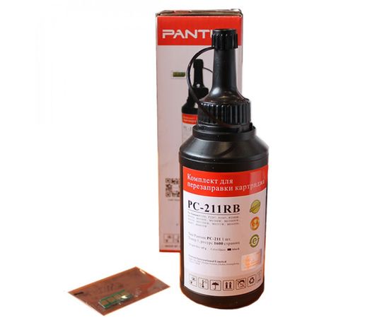 Купить Комплект заправки Pantum для M6500,P2207/2500W 1600 копий Black (PC-211RB) банка с тонером+ 1 чип по лучшей цене