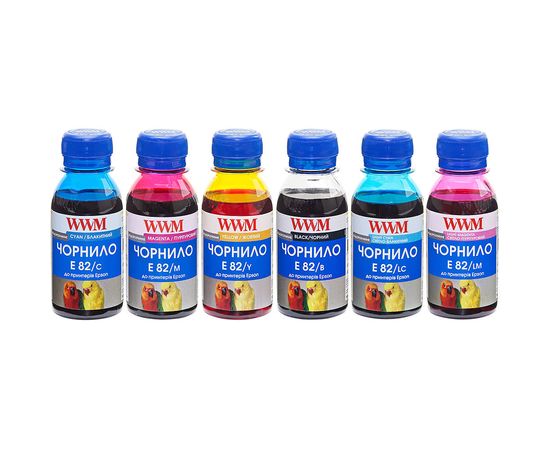 Купить Комплект чернил WWM для Epson T50/P50/PX660 Водорастворимые 6х100г B/C/M/Y/LC/LM (E82SET-2) по лучшей цене
