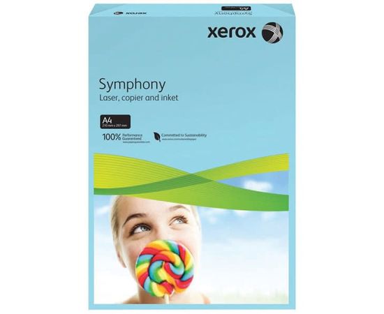 Купить Бумага офисная Xerox SYMPHONY Myd двухсторонняя 80г/м кв, A4, 5х50л (496L94183) цветная по лучшей цене