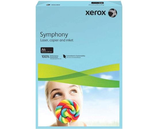 Купить Бумага офисная Xerox SYMPHONY Strong двухсторонняя 80г/м кв, A4, 5х50л (496L94184) цветная по лучшей цене