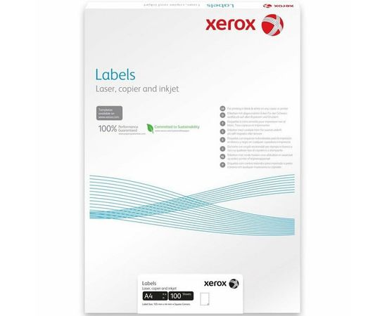 Купить Наклейка Xerox Mono Laser 8UP (squared) 105мм х 71мм, 100л (003R97404) по лучшей цене