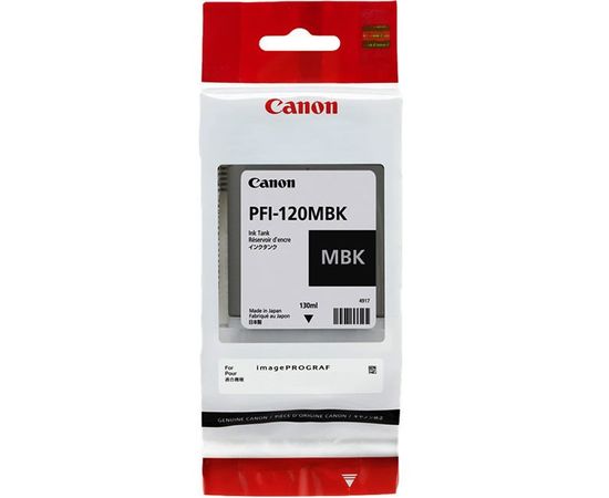 Купить Картридж Canon для imagePROGRAF TM200/305, PFI-120 Matte Black (2884C001AA) по лучшей цене