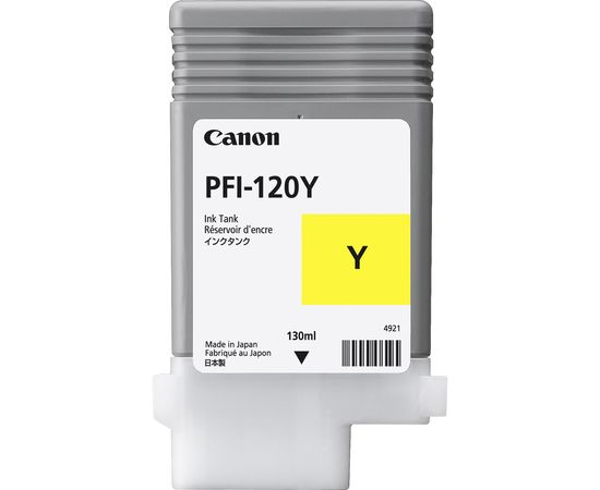 Купить Картридж Canon для imagePROGRAF TM200/305, PFI-120 Yellow (2888C001AA) по лучшей цене