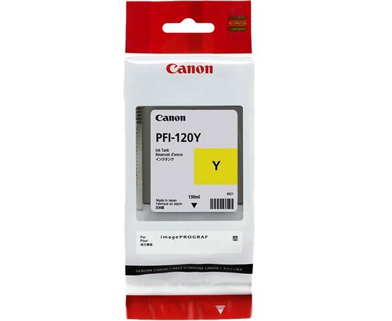 Купить Картридж Canon для imagePROGRAF TM200/305, PFI-120 Yellow (2888C001AA) по лучшей цене