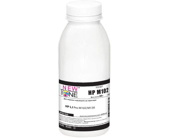 Купить Тонер NewTone для HP LJ Pro M102/M130 бутль 60г (M102-N60) по лучшей цене