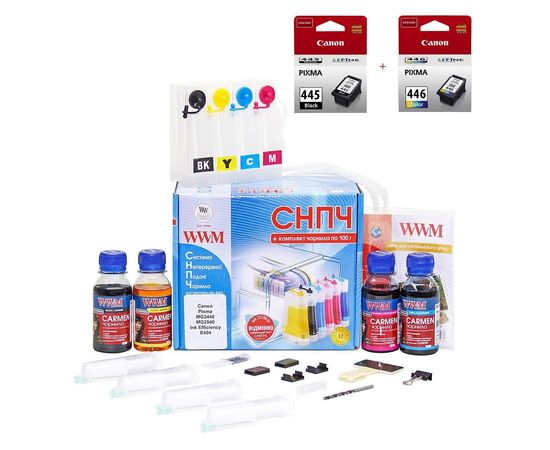 Купить Система непрерывной подачи чернил WWM для Canon Pixma MG2440/MG2540 + Bk445/CL446 (IS.0131set) по лучшей цене