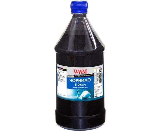 Купить Чернила WWM для Epson Expression Premium XP-600/XP-605/XP-700 1000г Photo Black Водорастворимые (E26/PB-4) по лучшей цене