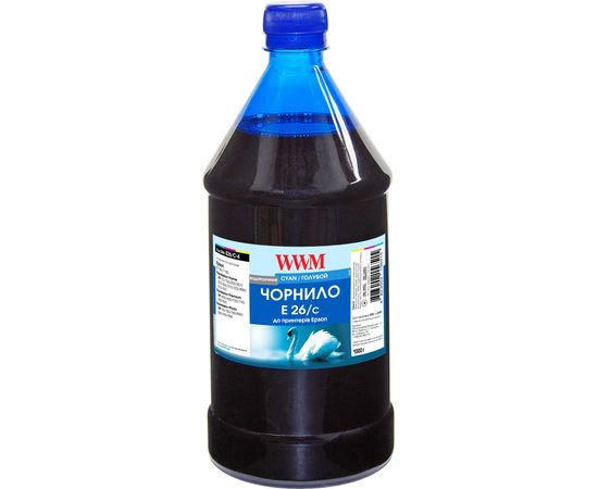Купить Чернила WWM для Epson Expression Premium XP-600/XP-605/XP-700 1000г Cyan Водорастворимые (E26/C-4) по лучшей цене