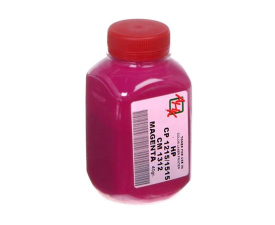 Купить Тонер АНК для HP CLJ CP1215/CP1515/CM1312 бутль 40г Magenta (1501140) по лучшей цене