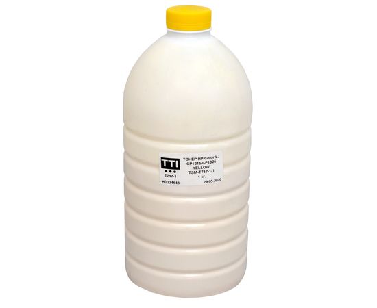 Купить Тонер HP CLJ CP1215 флакон, 1 кг, желтый TTI (TSM-T717-1-1) по лучшей цене