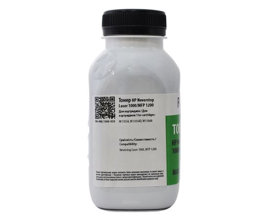 Купить Тонер HP Neverstop Laser 1000/MFP 1200 флакон, 50 г Patron (PN-HNL1000-050) по лучшей цене