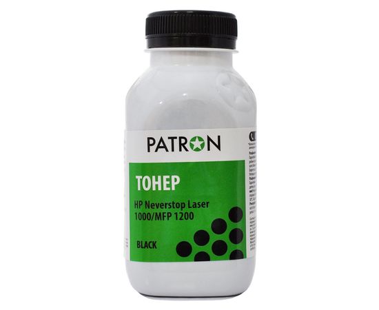 Купить Тонер HP Neverstop Laser 1000/MFP 1200 флакон, 100 г Patron (PN-HNL1000-100) по лучшей цене