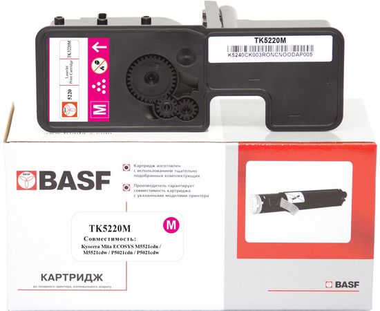 Купить Картридж тонерный BASF для KYOCERA M5521/P5021, TK-5220M аналог 1T02R9BNL1 Magenta (BASF-KT-1T02R9BNL1) по лучшей цене