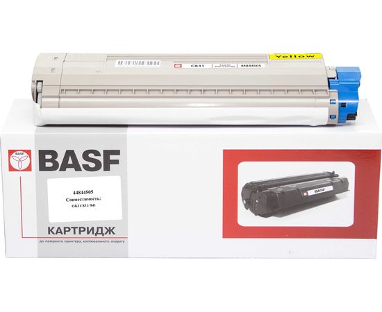 Купить Картридж тонерный BASF для OKI C831/841 аналог 44844505 Yellow (BASF-KT-44844505) по лучшей цене