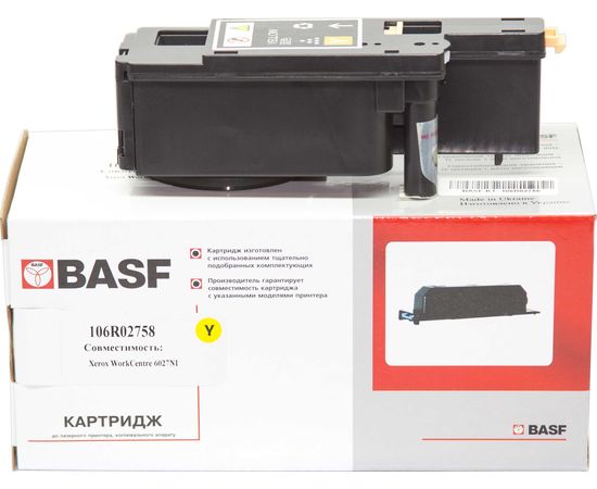 Купить Картридж тонерный BASF для Xerox Phaser 6020/6022/WC6025/6027 аналог 106R02758 Yellow (BASF-KT-106R02758) по лучшей цене