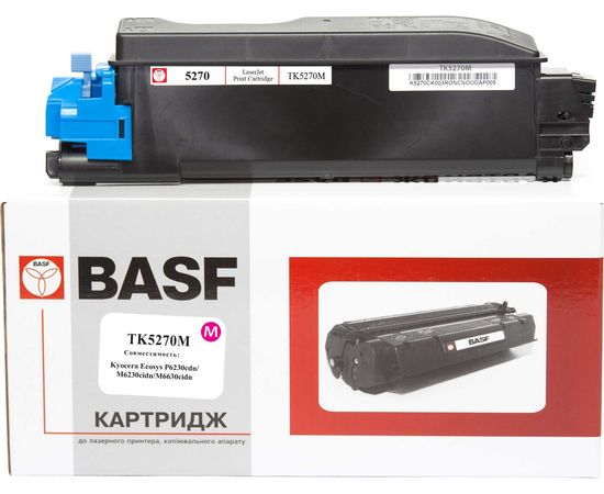 Купить Туба с тонером BASF для KYOCERA P6230/M6230/M6630, TK-5270M аналог 1T02TVBNL0 Magenta (BASF-KT-1T02TVBNL0) по лучшей цене