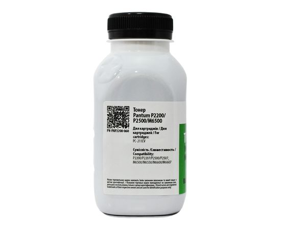 Купить Тонер Pantum P2200/P2500/M6500 флакон, 60 г Patron (PN-PAP2200-060) по лучшей цене