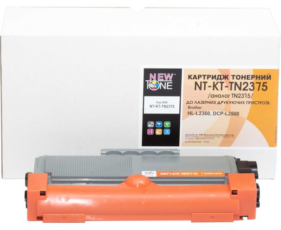 Купить Тонер-картридж NewTone Brother HL-L2360, DCP-L2500 Black (NT-KT-TN2375) по лучшей цене