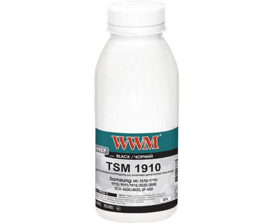 Купить Тонер WWM для Samsung ML-1910 бутль 80г Black (TB122-2) по лучшей цене