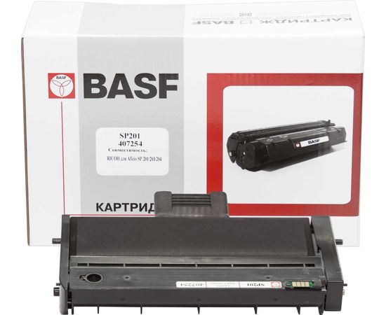 Купить Картридж тонерный BASF для Ricoh Aficio SP201/SP203/SP204 аналог 407254 Black (BASF-KT-SP201-407254) по лучшей цене