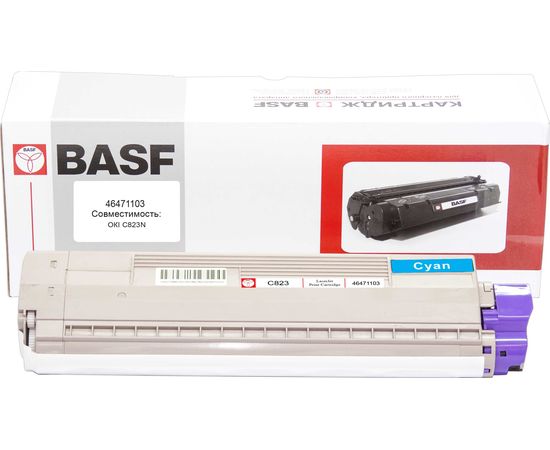 Купить Картридж тонерный BASF для OKI C823/833/843dn аналог 46471103 Cyan (BASF-KT-46471103) по лучшей цене