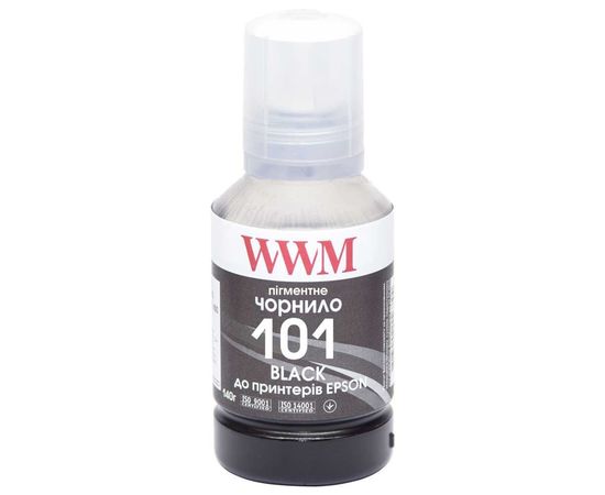 Купить Чернила WWM 101 для Epson L4150/4160 140г Black Пигментные (E101BP) по лучшей цене
