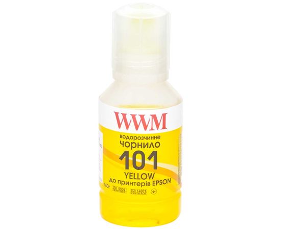 Купить Чернила WWM 101 для Epson L4150/4160 140г Yellow (E101Y) по лучшей цене