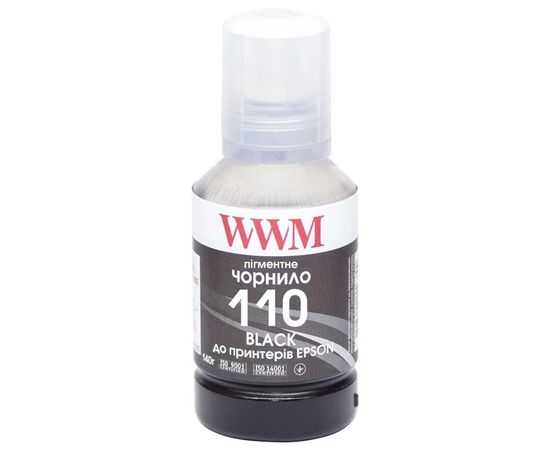 Купить Чернила WWM E110 для Epson M1100/M1120 140г Black Пигментные (E110BP) по лучшей цене