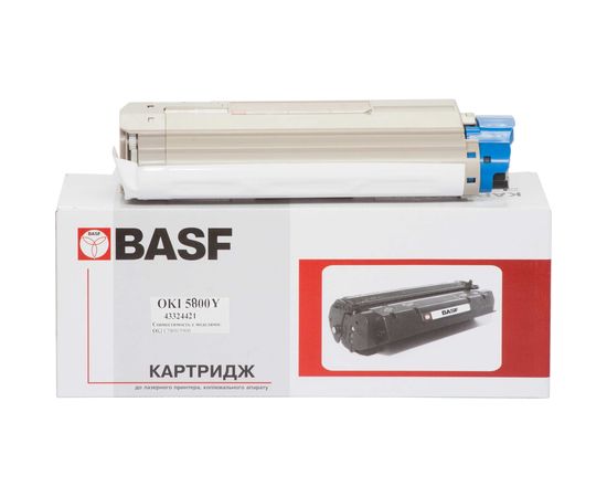 Купить Картридж тонерный BASF для OKI C5800/5900 аналог 43324421 Yellow (BASF-KT-C5800Y-43324421) по лучшей цене