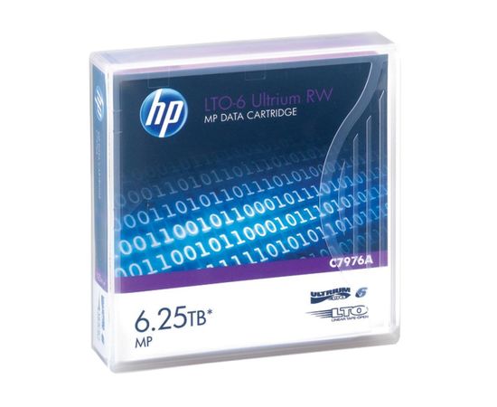 Купить Дата-картридж HP LTO-6 Ultrium 6.25TB MP RW Data Cartridge (C7976A) по лучшей цене