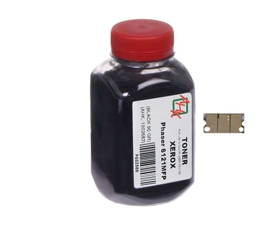 Купить Тонер+чип АНК для Xerox Phaser 6121MFP ( тонер АНК, чип АНК) бутль 90г Black (1502683) по лучшей цене