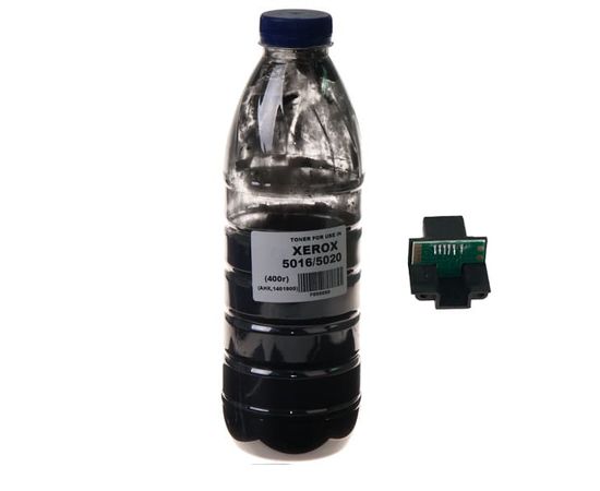 Купить Тонер+чип АНК для Xerox WC 5016/5020 ( тонер АНК, чип АНК) бутль 400г Black (1300393) по лучшей цене