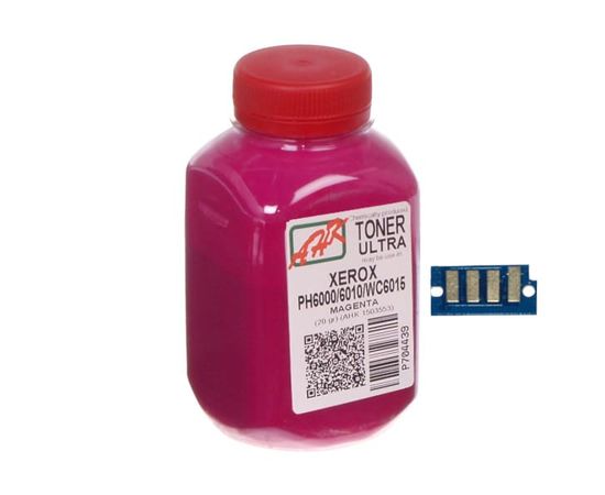 Купить Тонер Xerox Ph6000/6010,20г Magenta+chip reg2/4 AHK (1500257) по лучшей цене