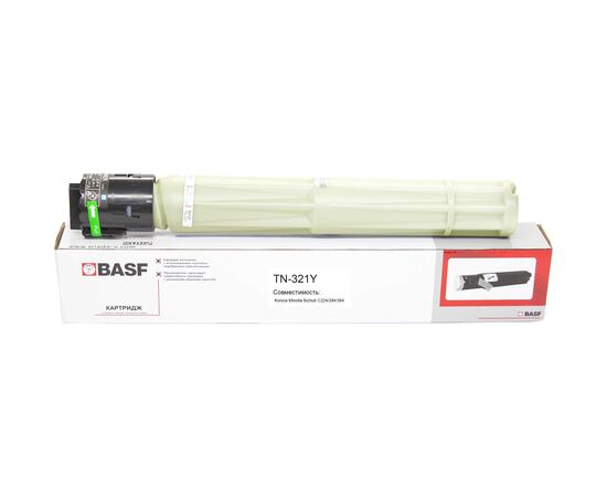 Купить Туба с тонером BASF для Konica Minolta Bizhub C224/284/364 аналог TN321Y Yellow (BASF-KT-TN321Y) по лучшей цене