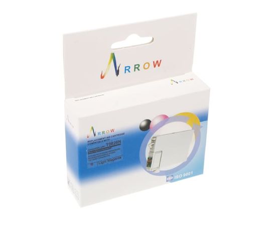 Купить Картридж Arrow для Epson Stylus Photo R270/T50/TX650 аналог C13T08264A10/C13T11264A10 Light Magenta (T0826N) по лучшей цене