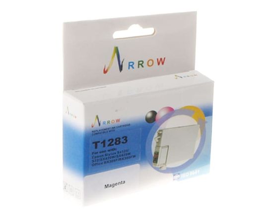 Купить Картридж Arrow для Epson Stylus SX125/SX420W/SX425W аналог C13T12834010 Magenta (T1283) по лучшей цене