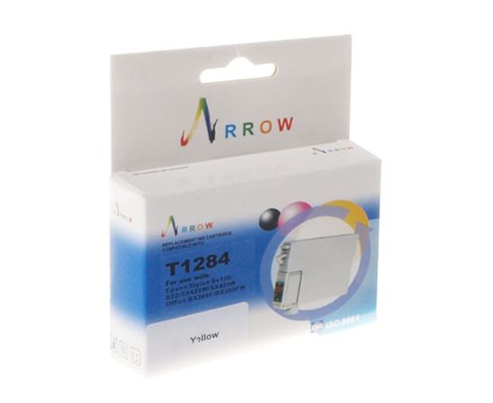 Купить Картридж Arrow для Epson Stylus SX125/SX420W/SX425W аналог С13T12844010 Yellow (T1284) по лучшей цене