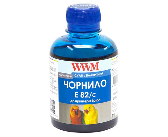 Купить Чернила WWM для Epson Stylus Photo T50/P50/PX660 200г Cyan Водорастворимые (E82/C) по лучшей цене