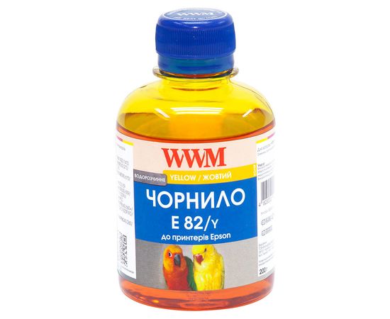 Купить Чернила WWM для Epson Stylus Photo T50/P50/PX660 200г Yellow Водорастворимые (E82/Y) по лучшей цене