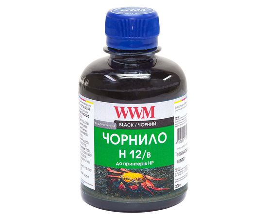 Купить Чернила WWM для HP №10/11/12 200г Black Водорастворимые (H12/B) по лучшей цене