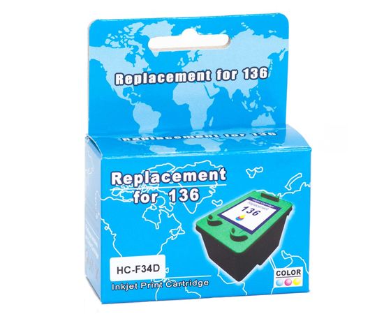 Купить Картридж MicroJet для HP PSC 1513 аналог HP №136 ( C9361HE) Color (HC-F34D) по лучшей цене