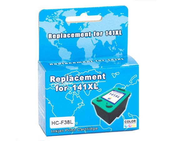 Купить Картридж MicroJet для HP Officejet J5783/J6483 аналог HP №141XL ( CB338HE) Color (HC-F38L) повышенной емкости по лучшей цене