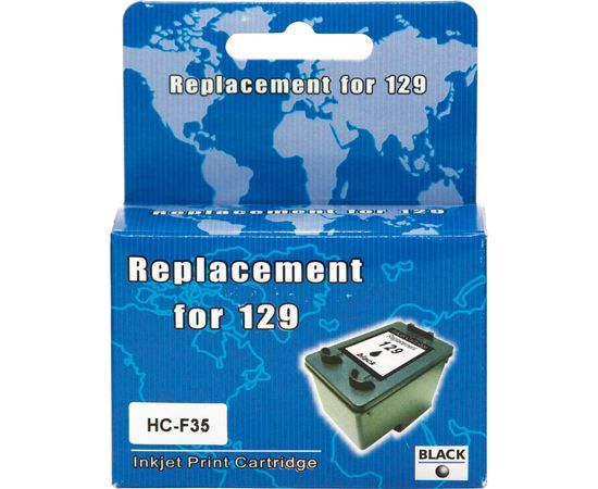 Купить Картридж MicroJet для HP DJ 5943/PS 2573/8053/8753 аналог HP №129 ( C9364HE) Black (HC-F35) по лучшей цене