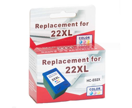 Купить Картридж MicroJet для HP DJ 3920/F4200/F5200 аналог HP №22XL ( C9352CE) Color (HC-E02X) повышенной емкости по лучшей цене