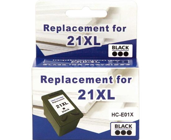 Купить Картридж MicroJet для HP DJ 3920/F4200/F5200 аналог HP №21XL (C9351CE) Black (HC-E01X) повышенной емкости по лучшей цене