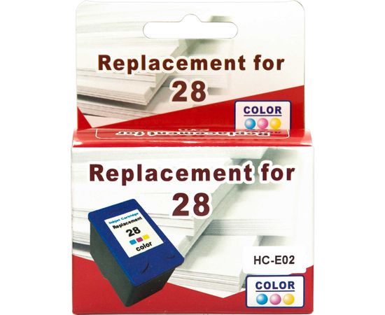 Купить Картридж MicroJet для HP DJ 3700/3800/3900 аналог HP №28 (C8728AE) Color (HC-E02) по лучшей цене