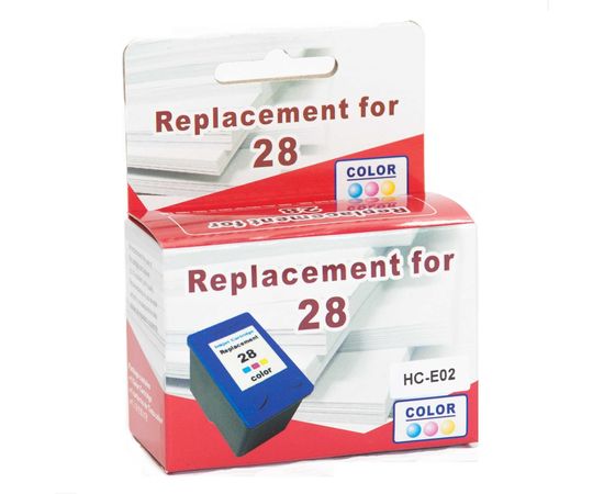 Купить Картридж MicroJet для HP DJ 3700/3800/3900 аналог HP №28 (C8728AE) Color (HC-E02) по лучшей цене