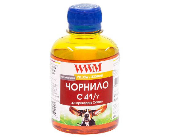 Купить Чернила WWM для Canon CL-41С/CL-51С/CLI-8Y 200г Yellow Водорастворимые (C41/Y) по лучшей цене