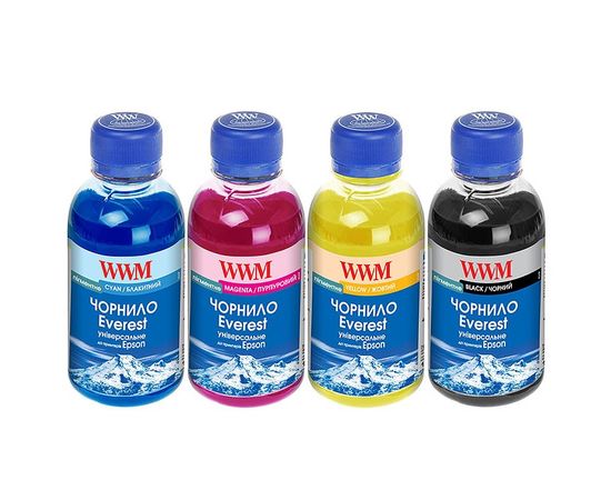 Купить Комплект чернил WWM EVEREST для Epson Пигментные 4х100г BP/CP/MP/YP (EP02SET-4) по лучшей цене