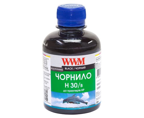 Купить Чернила WWM для HP №21/121/122 200г Black Водорастворимые (H30/B) по лучшей цене